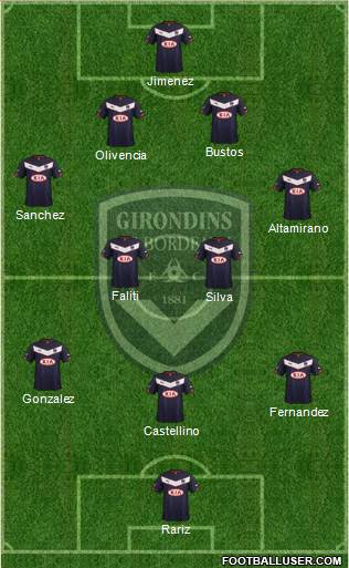 FC Girondins de Bordeaux Formation 2015