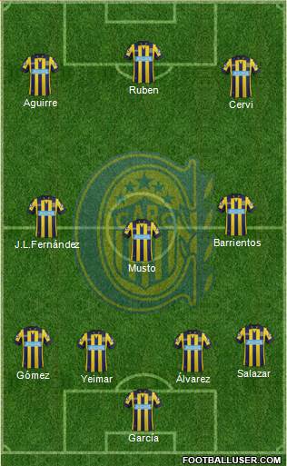 Rosario Central Formation 2015