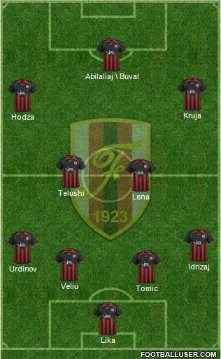 KS Flamurtari Vlorë Formation 2015