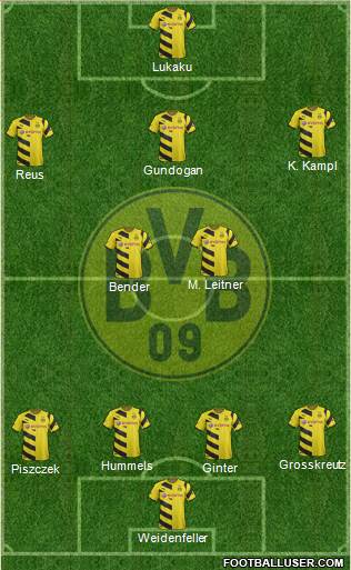 Borussia Dortmund Formation 2015