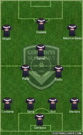 FC Girondins de Bordeaux Formation 2015