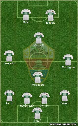 Elche C.F., S.A.D. Formation 2015