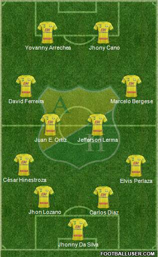 CD Atlético Huila Formation 2015