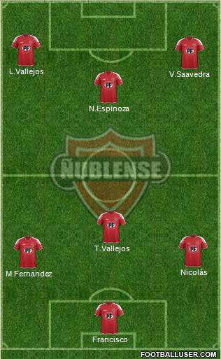 CD Ñublense S.A.D.P. Formation 2015