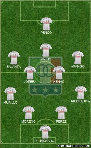 CD Once Caldas Formation 2015