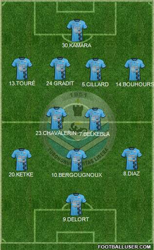 Tours Football Club Formation 2015
