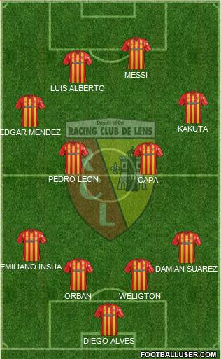 Racing Club de Lens Formation 2015