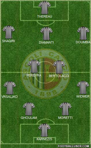 Ascoli football formation