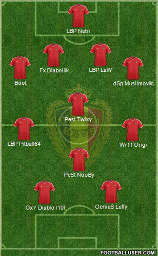 Belgium Formation 2015