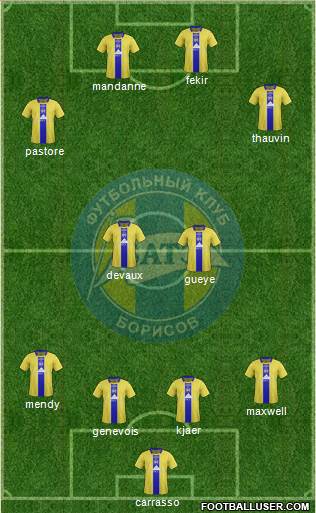 BATE Borisov Formation 2015