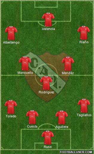 Independiente Formation 2015