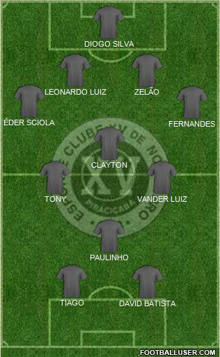 EC XV de Novembro Formation 2015