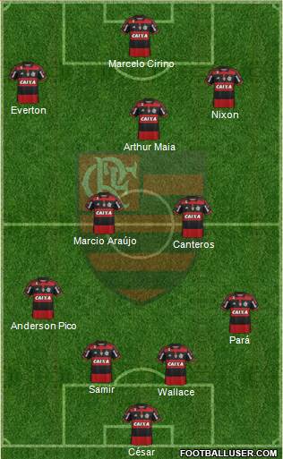 CR Flamengo Formation 2015