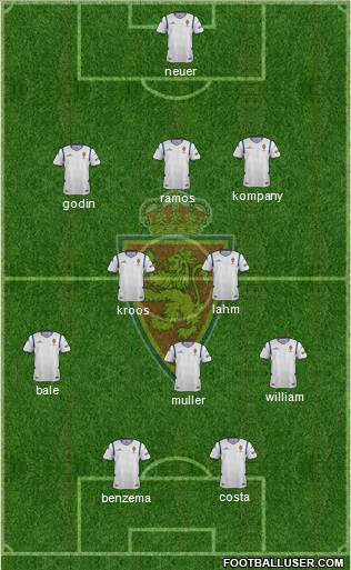 R. Zaragoza S.A.D. Formation 2015