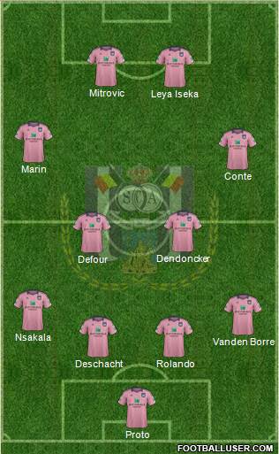 RSC Anderlecht Formation 2015
