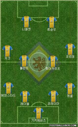 Braunschweiger TSV Eintracht Formation 2015