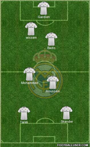 Real Madrid C.F. Formation 2015