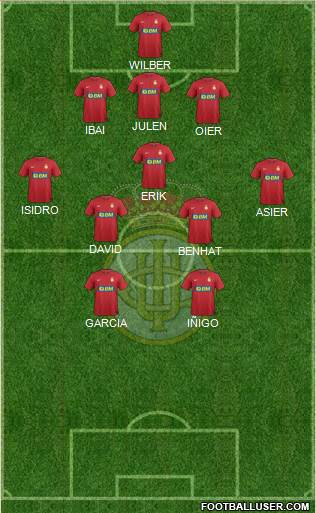 Real Unión de Irún Formation 2015