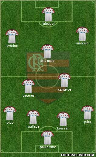 CR Flamengo Formation 2015