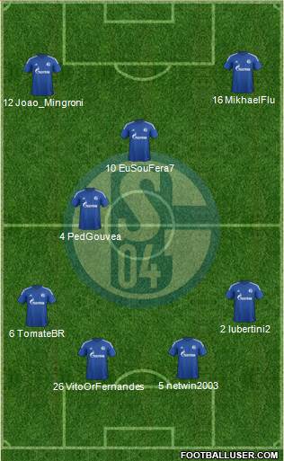 FC Schalke 04 Formation 2015