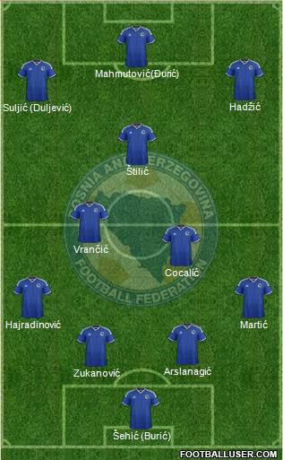 Bosnia and Herzegovina Formation 2015