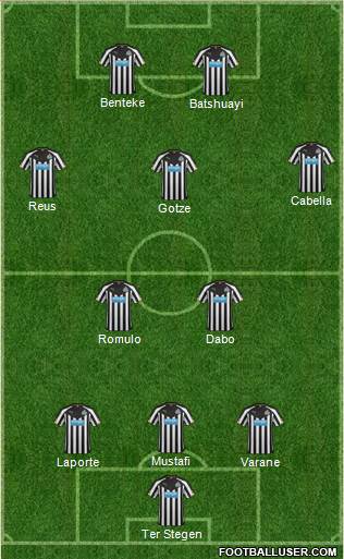 Newcastle United Formation 2015
