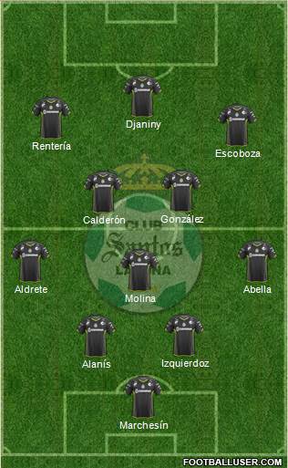 Club Deportivo Santos Laguna Formation 2015