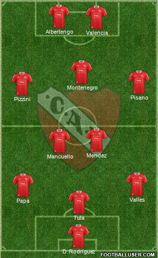 Independiente Formation 2015