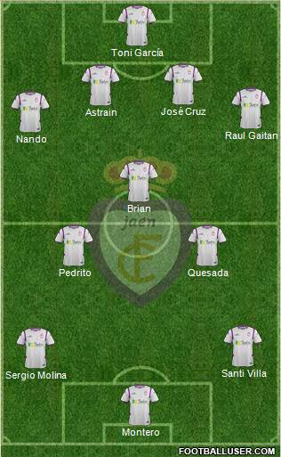 Real Jaén C.F. Formation 2015