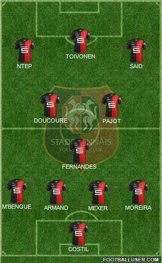 Stade Rennais Football Club Formation 2015