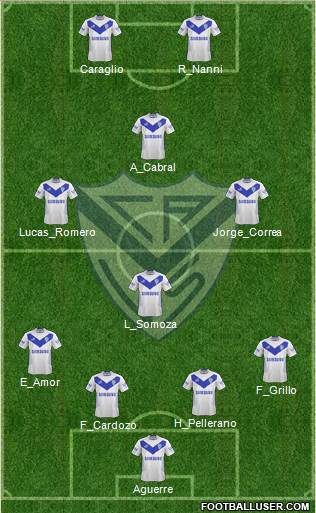 Vélez Sarsfield Formation 2015