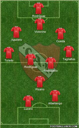 Independiente Formation 2015