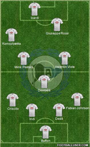 DSC Arminia Bielefeld Formation 2015