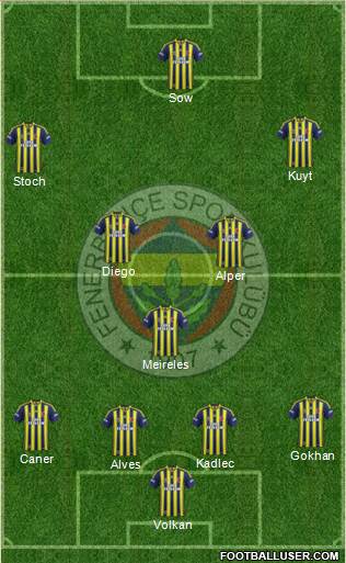 Fenerbahçe SK Formation 2015