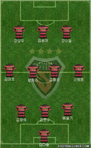 Pohang Steelers Formation 2015
