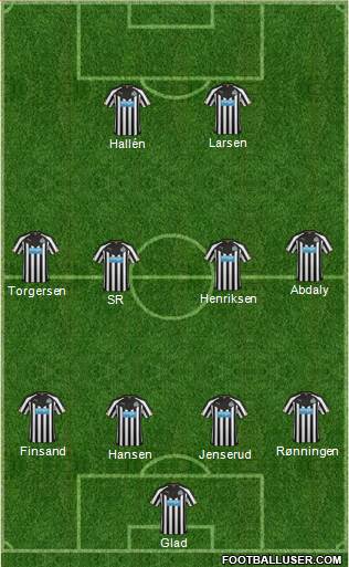 Newcastle United Formation 2015