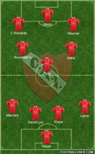 Independiente Formation 2015