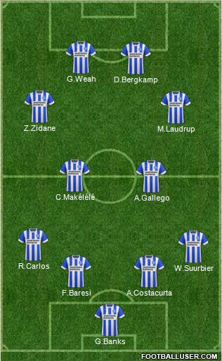 Brighton and Hove Albion Formation 2015