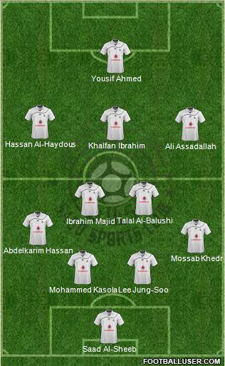 Al-Sadd Sports Club Formation 2015