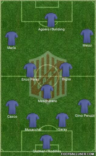 9 de Julio Formation 2015