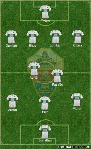 Elche C.F., S.A.D. Formation 2015