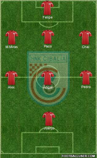 HNK Cibalia Formation 2015
