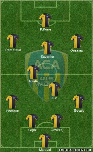 Athlétic Club Arles-Avignon Formation 2015