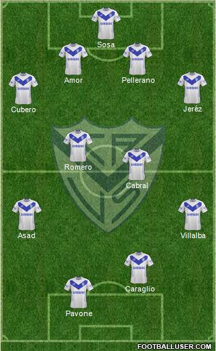 Vélez Sarsfield Formation 2015