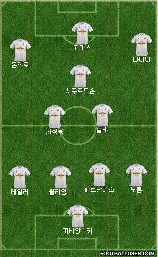 Swansea City Formation 2015