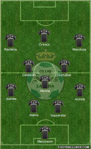 Club Deportivo Santos Laguna Formation 2015