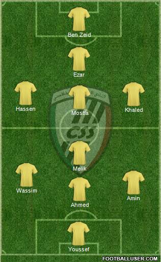 Club Sportif Sfaxien Formation 2015