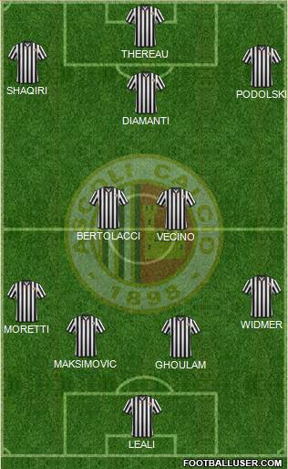 Ascoli football formation