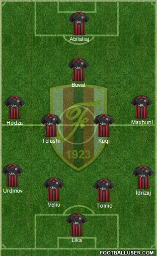 KS Flamurtari Vlorë Formation 2015