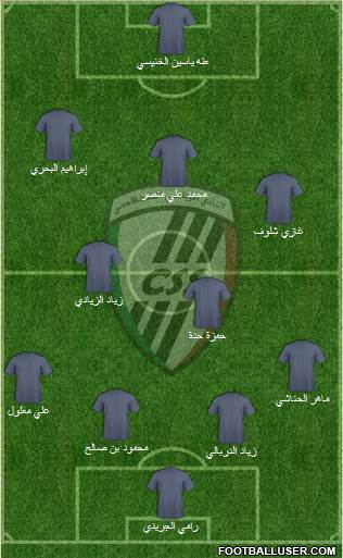 Club Sportif Sfaxien Formation 2015